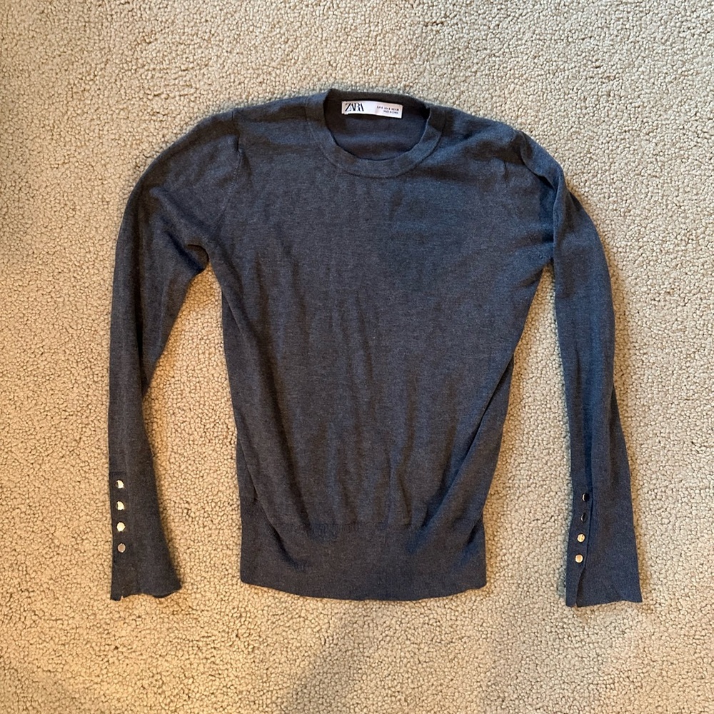 zara long sleeve sweater